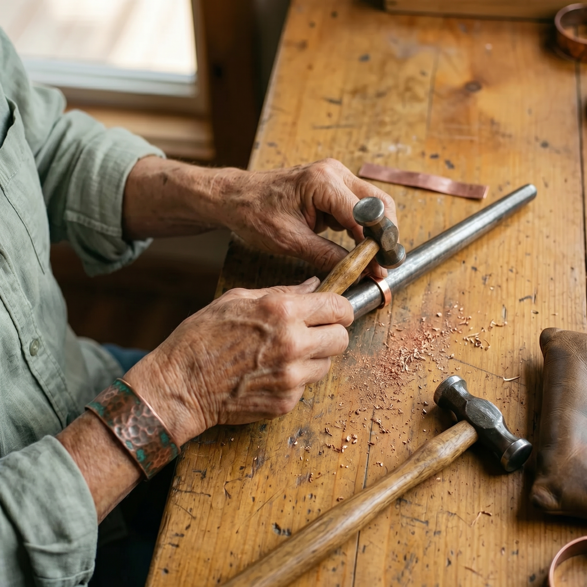 Clara Whitfield's Weld Copper Ring