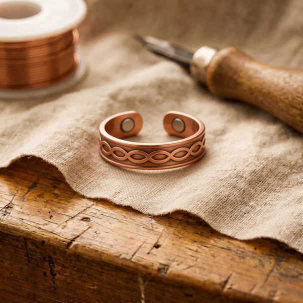 Clara Whitfield's Char Copper Ring