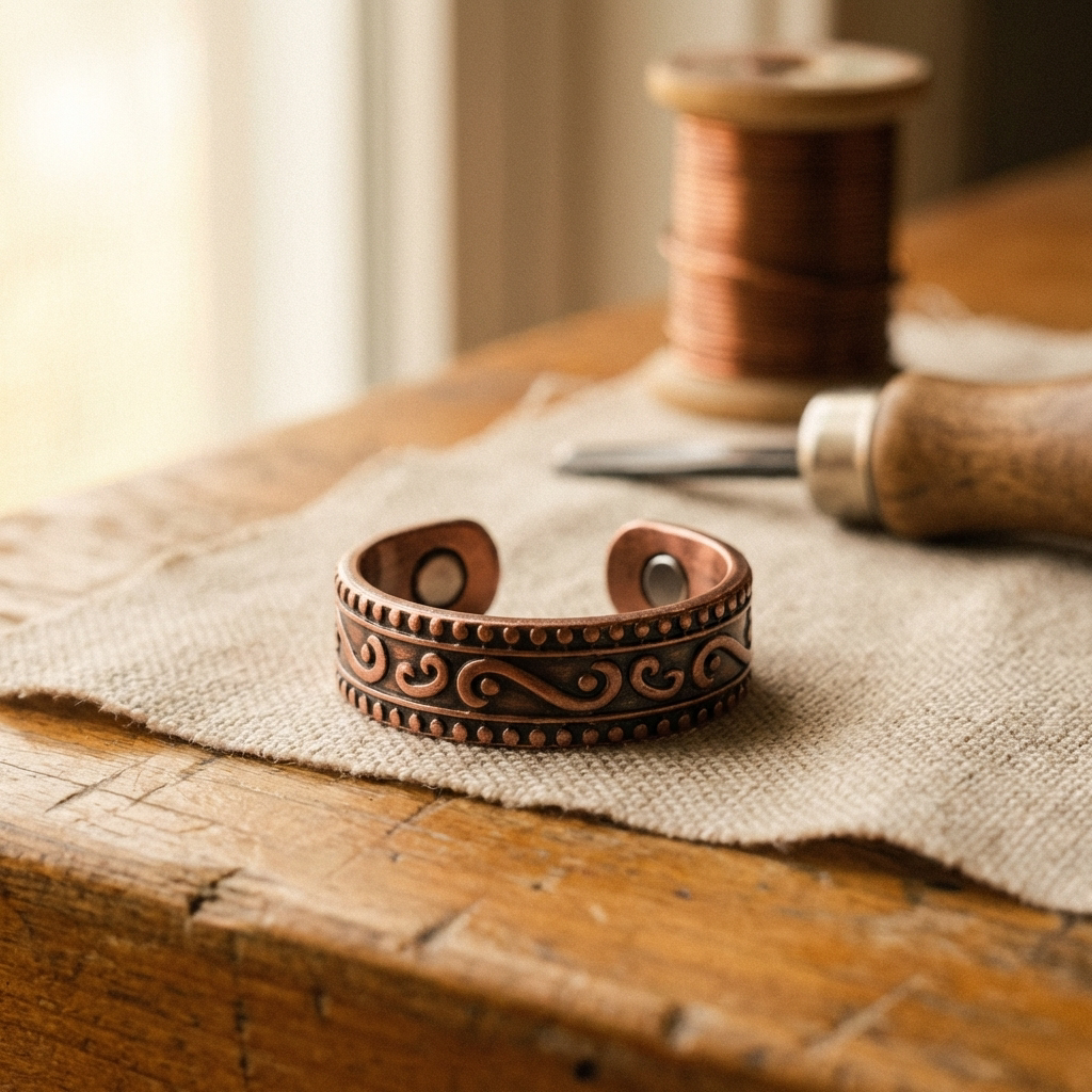 Clara Whitfield's Fern Copper Ring