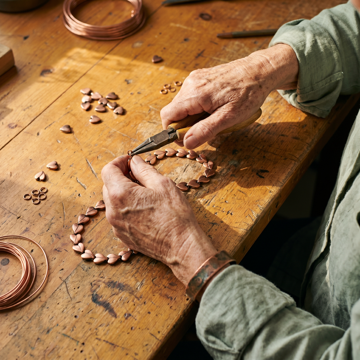 Clara Whitfield's Briar Copper Necklace