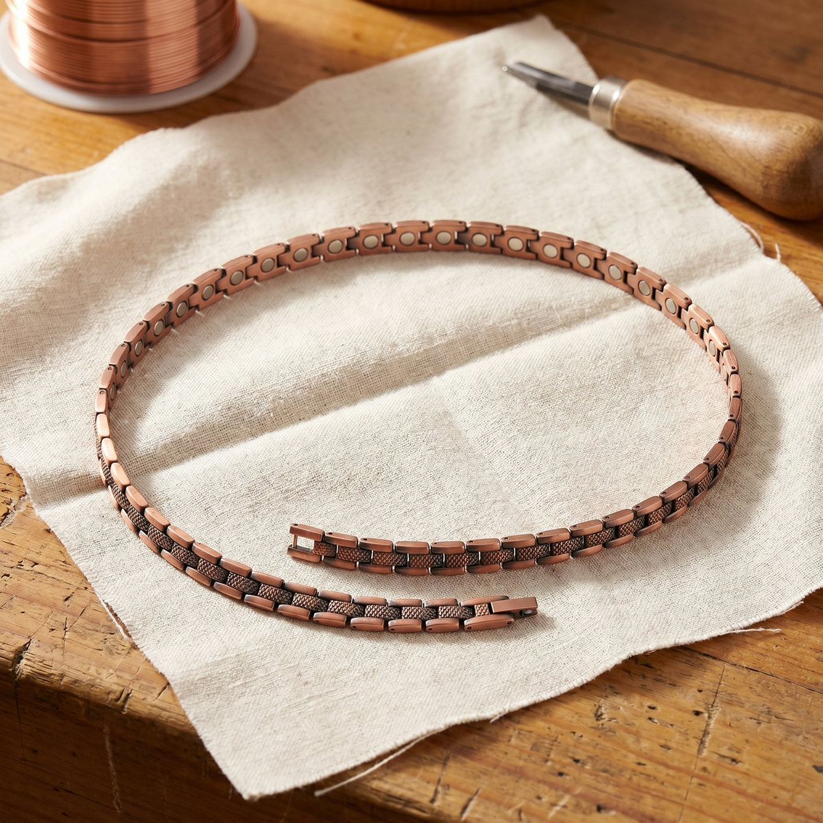 Clara Whitfield's Haze Copper Necklace