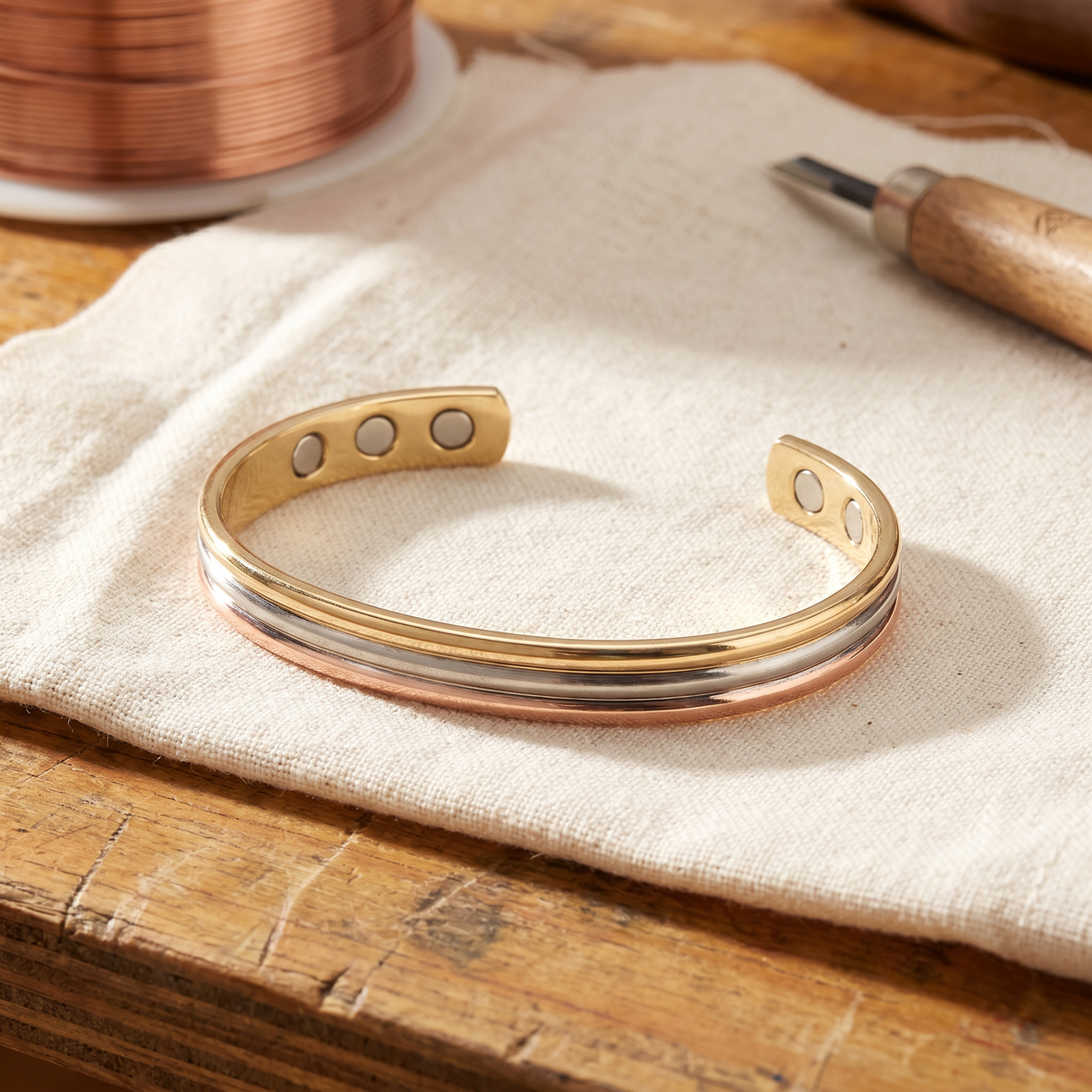 Clara Whitfield's Fell Copper Bracelet