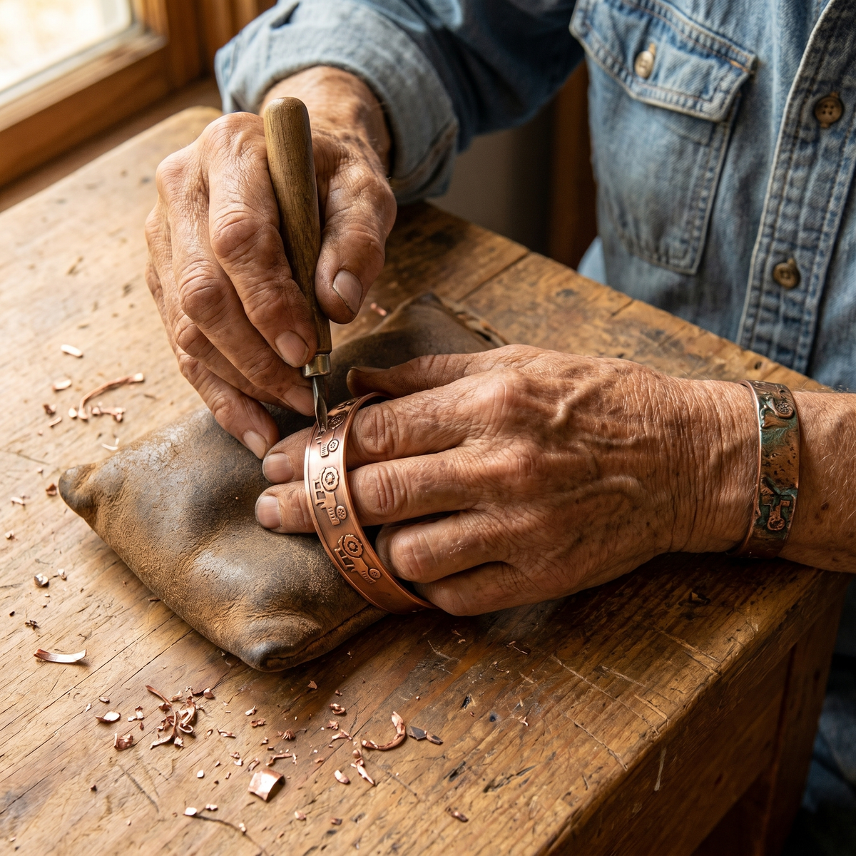 Clara Whitfield's Brae Copper Bracelet