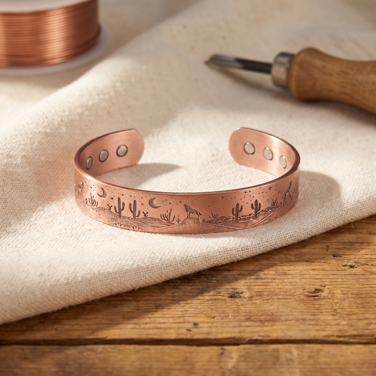 Clara Whitfield's Cove Copper Bracelet