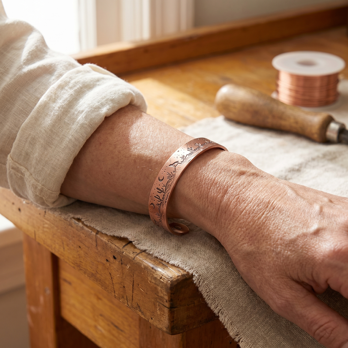 Clara Whitfield's Cove Copper Bracelet