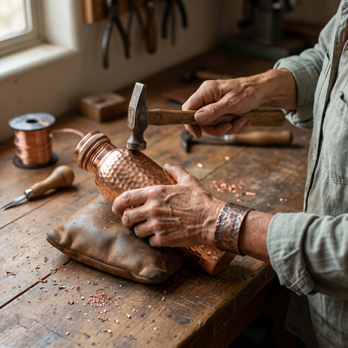 Clara Whitfield's Pure Copper Water Bottle