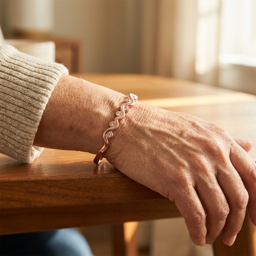 Clara Whitfield's Lark Copper Bracelet