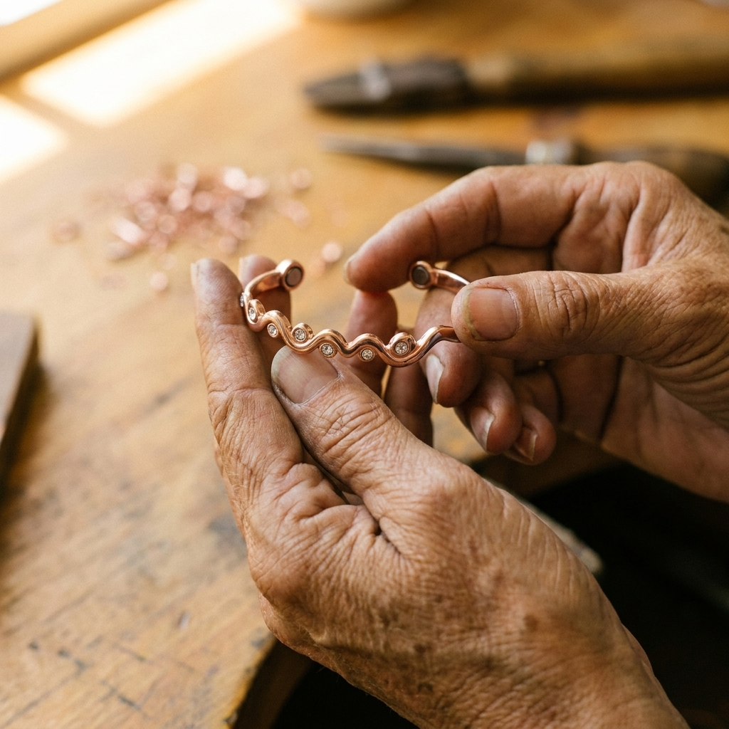 Clara Whitfield's Lark Copper Bracelet