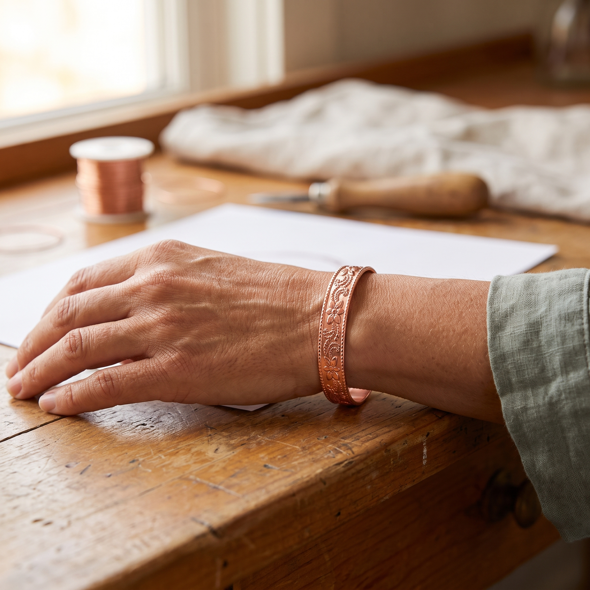 Clara Whitfield's Moor Copper Bracelet