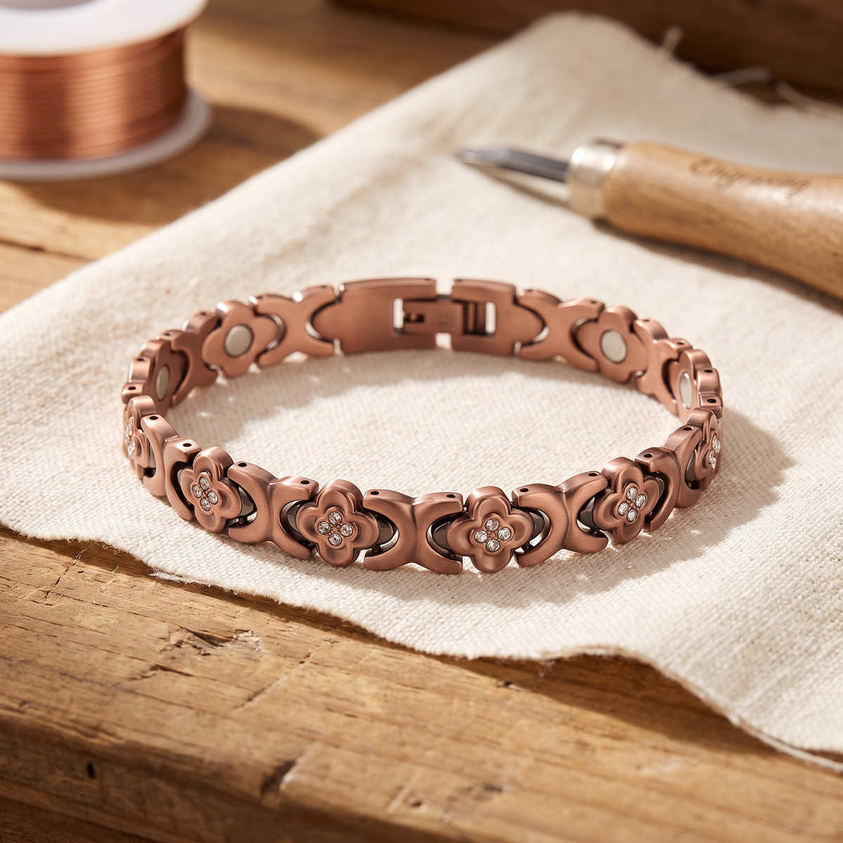 Clara Whitfield's Keel Copper Bracelet