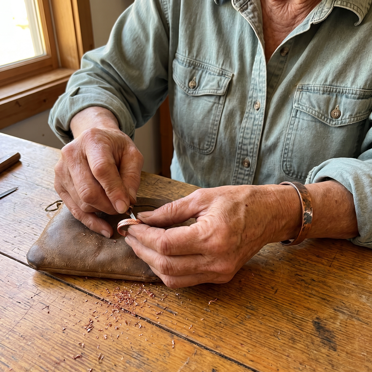 Clara Whitfield's Root Copper Ring