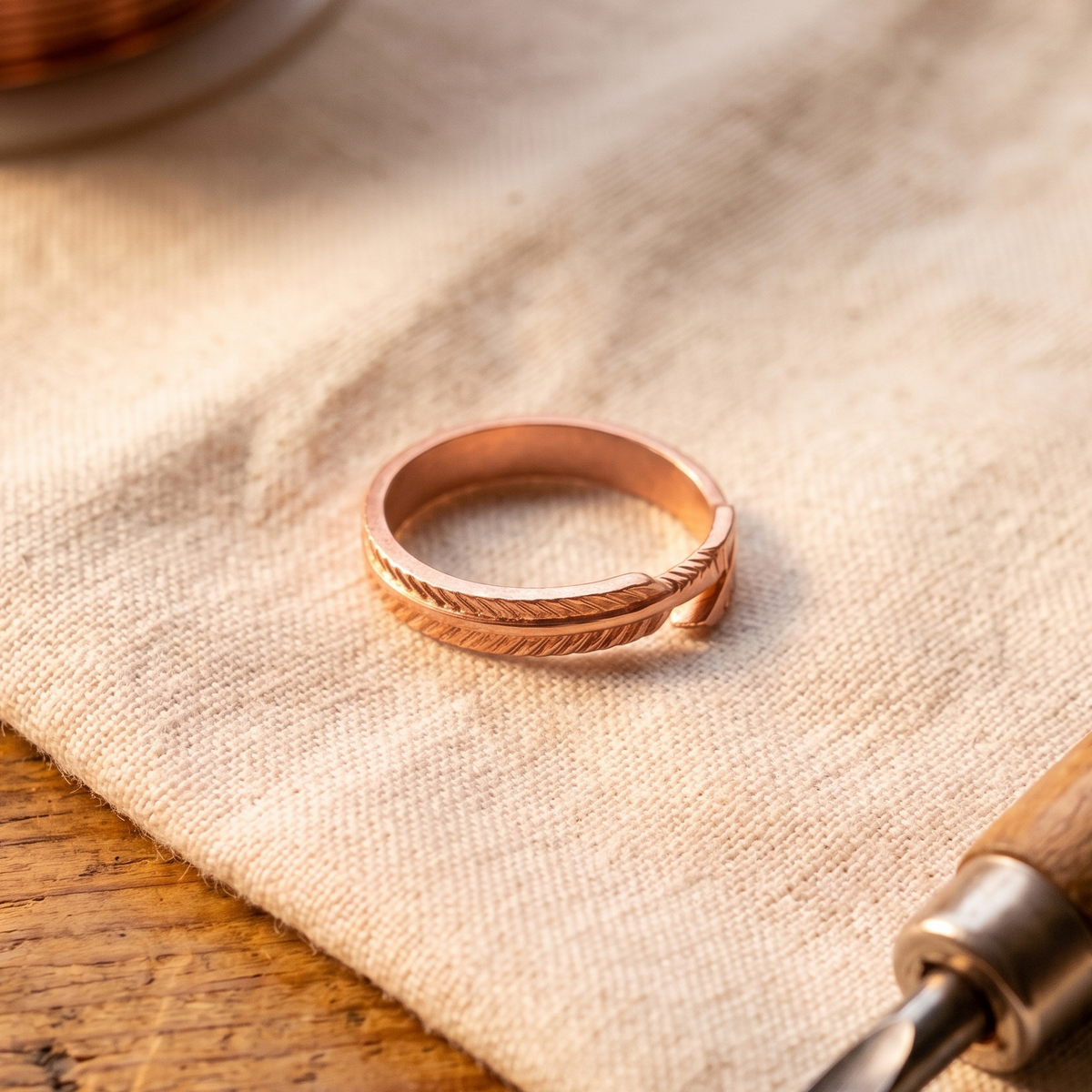 Clara Whitfield's Root Copper Ring