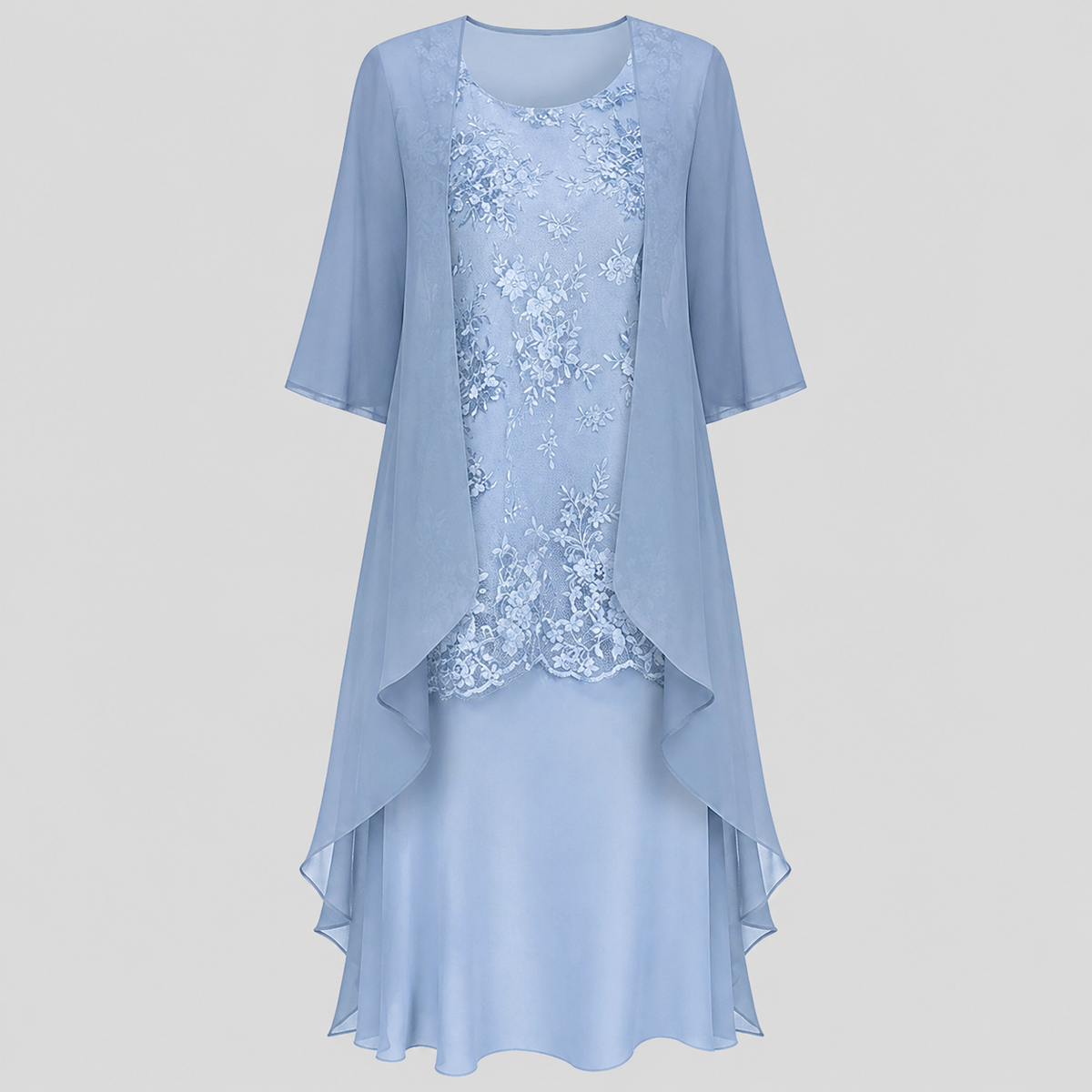 Sylvie | Chiffon Two-Piece Dress